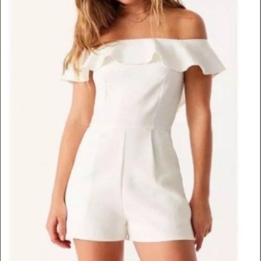 OML/Urban Outfitters Off-Shoulder Romper Sz XS